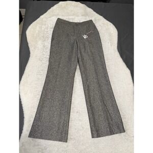 New Josephine Chaus Women's Gray Straight Wool Blend Pants Size 4 Lined